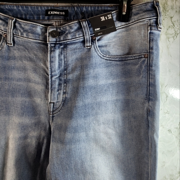 EXPRESS Athletic Skinny Jeans - Picture 4 of 16